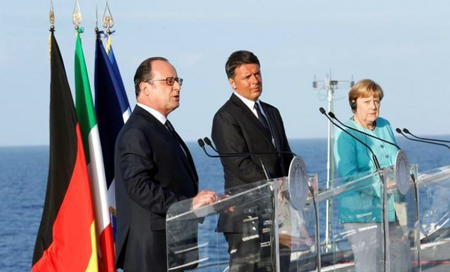 reunion de lideres europeos en islas ventotene Merkel: Europa debe mejorar los mecanismos fronterizos